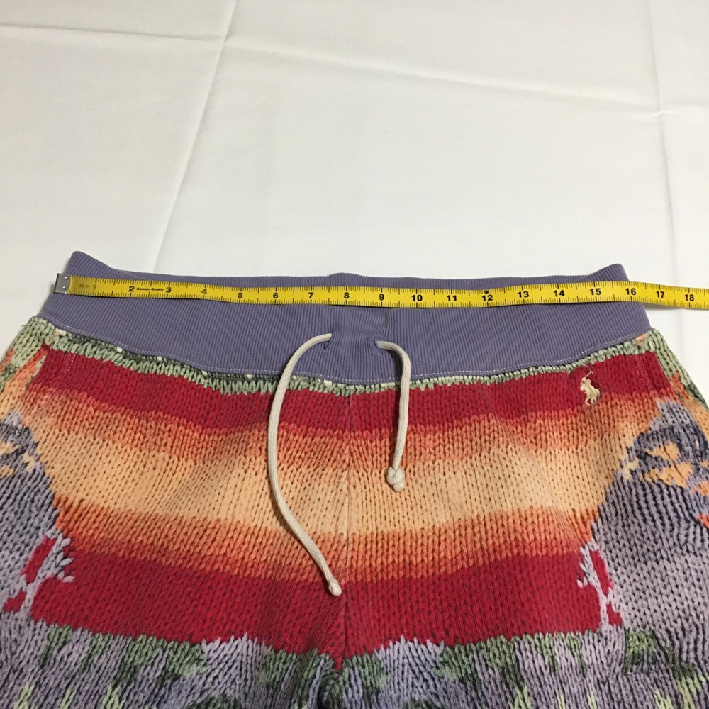 Polo Ralph Lauren Aztec Southwestern Knit Joggers Womens Medium - Picture 7 of 10